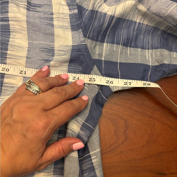 Tommy Bahama Blue and White Men's Shirt Cotton‎ and Silk XXL - Picture 6 of 7